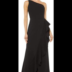Adrianna papell One Shoulder Cascade Dress